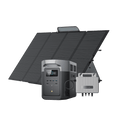 Laden Sie das Bild in Galerie -Viewer, {EcoFlow DELTA 2 Max Tragbare Powerstation 0 % MwSt. (Nur Deutschland) DELTA 2 Max + 400 W Tragbares Solarpanel + STREAM Mikro-Wechselrichter