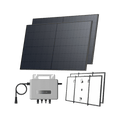 Laden Sie das Bild in Galerie -Viewer, {EcoFlow STREAM Balcony Kit Lattice Balcony / (1040Wp) 2 × 520W Rigid Solar Panel + STREAM Microinverter / Hook Kit: Lattice Balcony