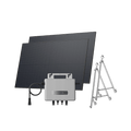 Laden Sie das Bild in Galerie -Viewer, {EcoFlow STREAM Balcony Kit Glass Balcony / (900Wp) 2 × 450W Rigid Solar Panel + STREAM Microinverter / Bracket: Semi-enclosed Balcony