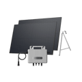 Laden Sie das Bild in Galerie -Viewer, {EcoFlow STREAM Balcony Kit Concrete Balcony / (900Wp) 2 × 450W Rigid Solar Panel + STREAM Microinverter / Bracket: Concrete Balcony