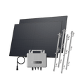 Laden Sie das Bild in Galerie -Viewer, {EcoFlow STREAM Balcony Solar System STREAM Microinverter + 2 x 450 W Rigid Solar Panel / Bracket: Pitched Roof