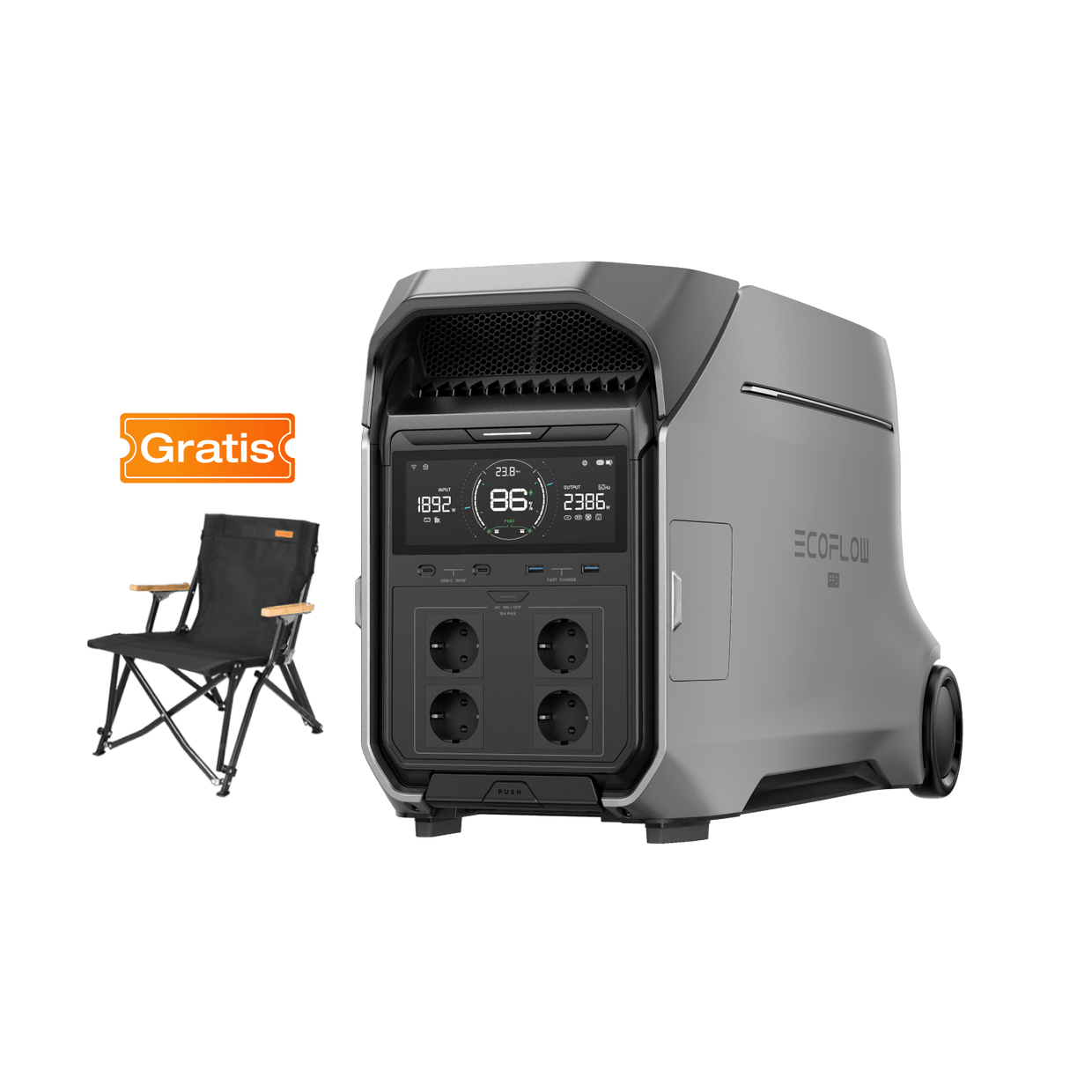 EcoFlow DELTA Pro 3 Tragbare Powerstation