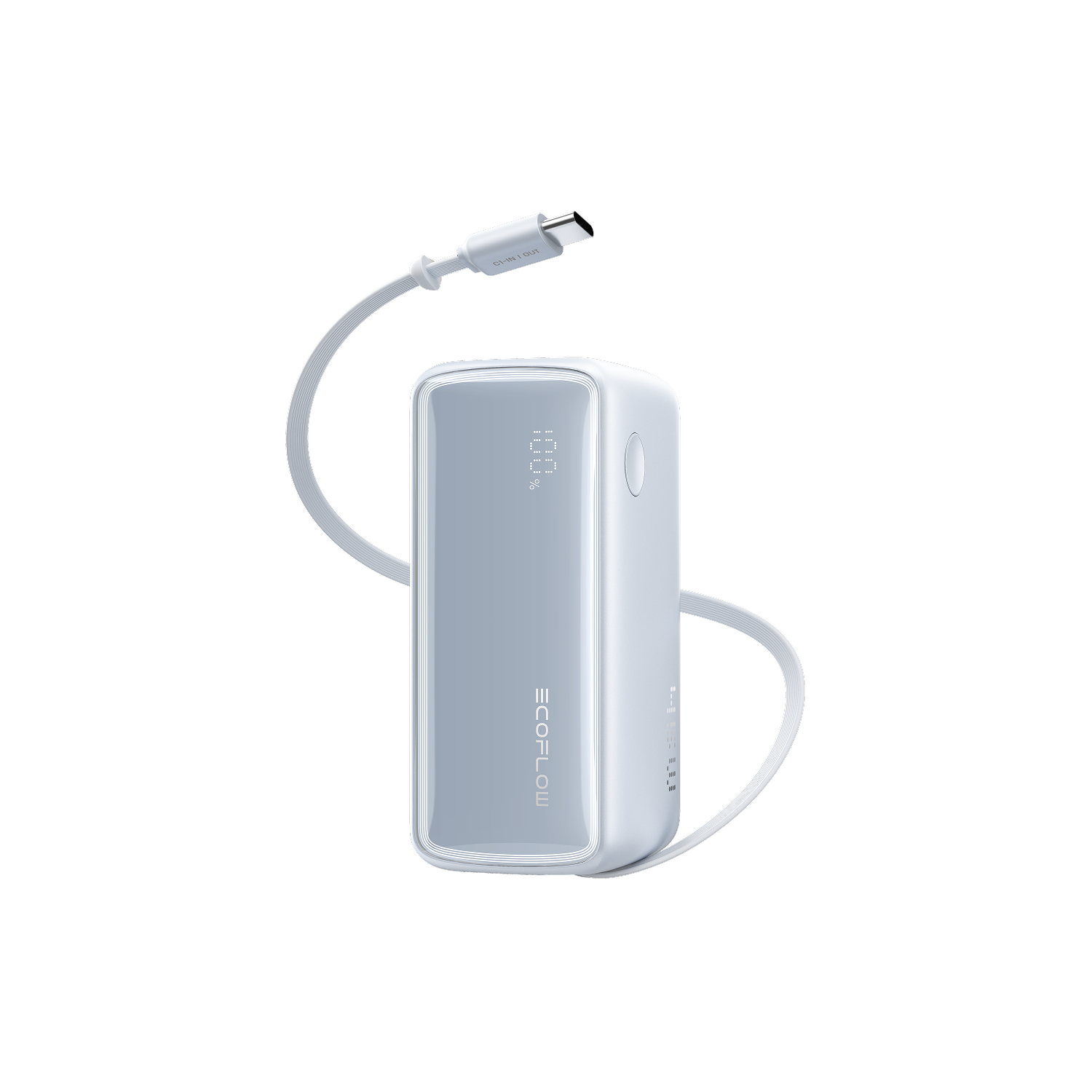 EcoFlow RAPID Powerbank (10K, 45W, ausziehbares Kabel)