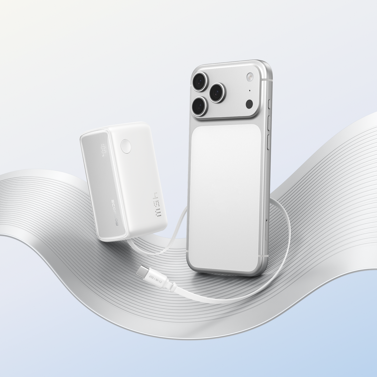 EcoFlow RAPID Powerbank (10K, 45W, ausziehbares Kabel)