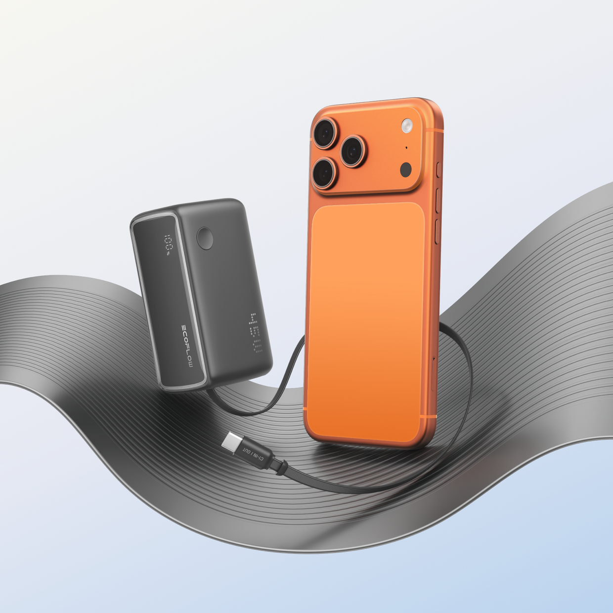 EcoFlow RAPID Powerbank (10K, 45W, ausziehbares Kabel)