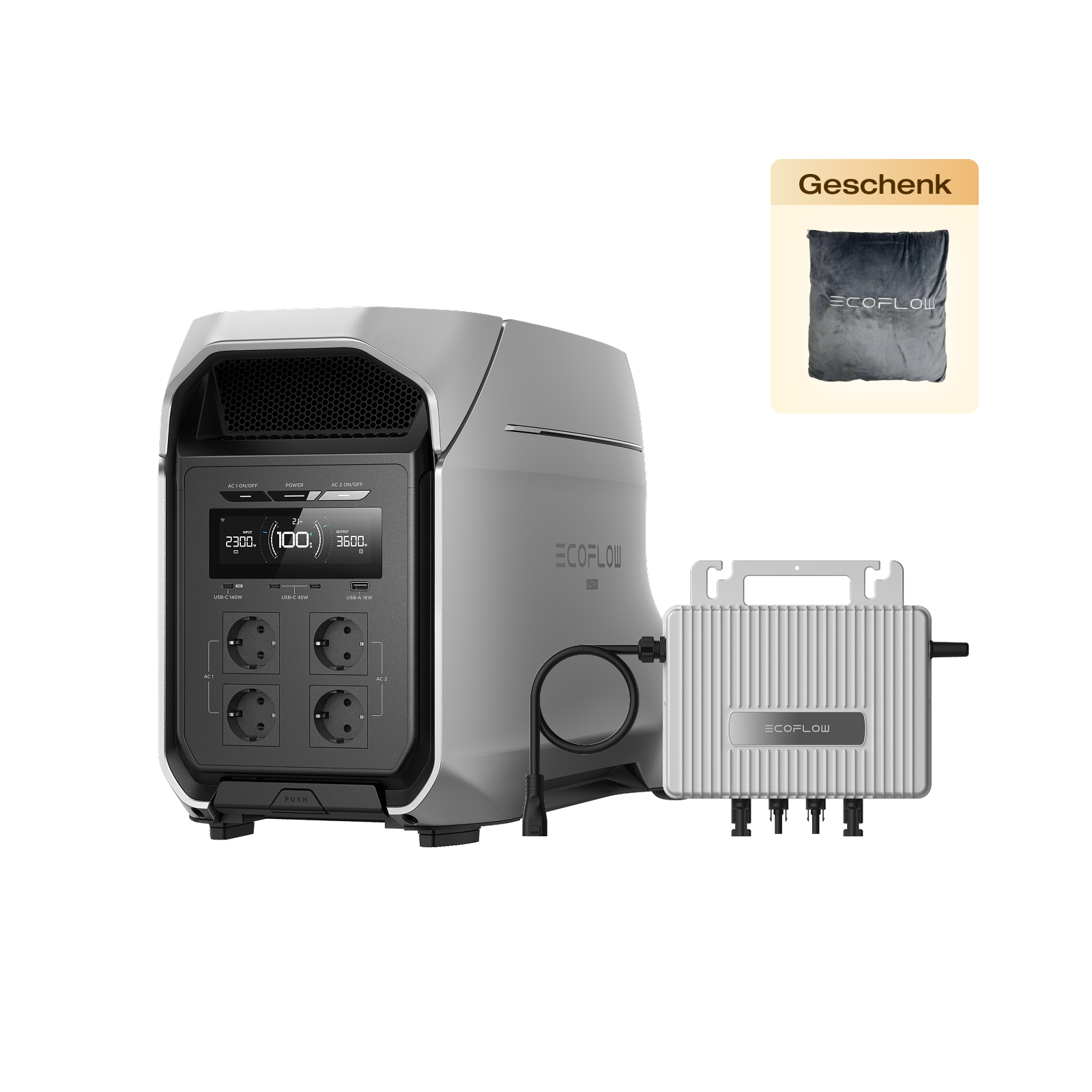 EcoFlow DELTA Pro 3 Tragbare Powerstation