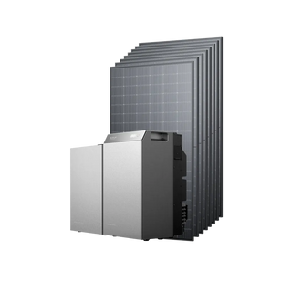STREAM 5000 + 1 × Erweiterungsbatterie 5000 + 8 × 500 W Starre Solarpanels