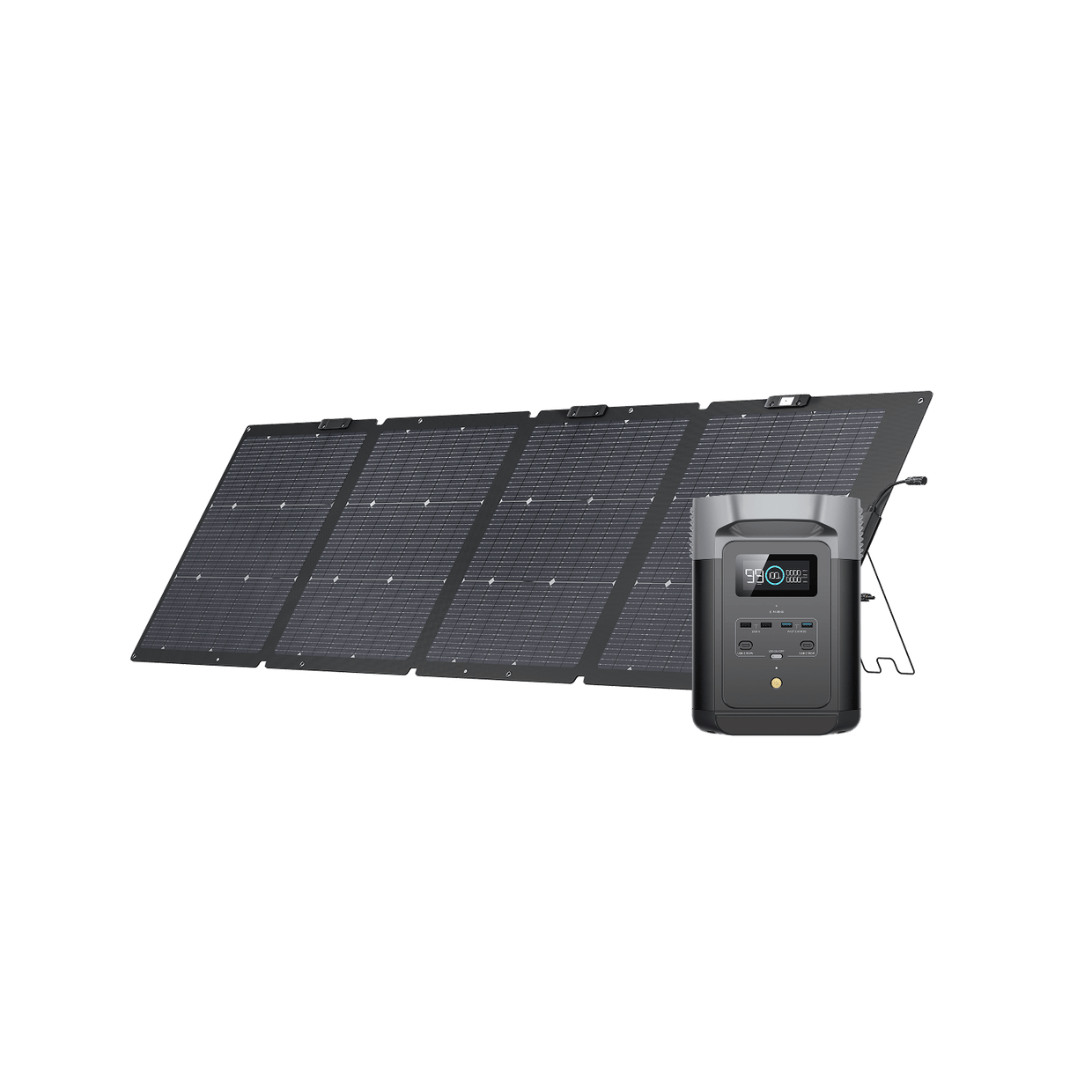 EcoFlow DELTA 2 Tragbare Powerstation (Generalüberholt) DELTA 2 (Generalüberholt) + 220W Solarpanel (Generalüberholt) (Mitgliederpreis)