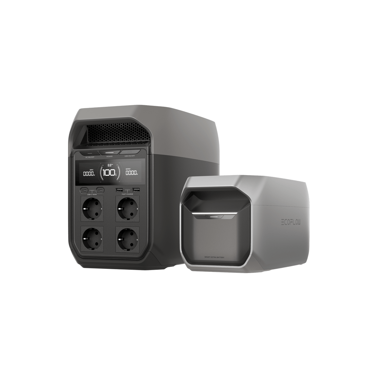 EcoFlow DELTA 3 Serie + Intelligente Zusatzbatterie Bundle DELTA 3 + Intelligente Zusatzbatterie