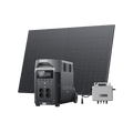 Laden Sie das Bild in Galerie -Viewer, {EcoFlow DELTA Pro 0% MwSt. (Nur Deutschland) DELTA Pro + 2 x 400W Starres Solarpanel + STREAM Mikro-Wechselrichter
