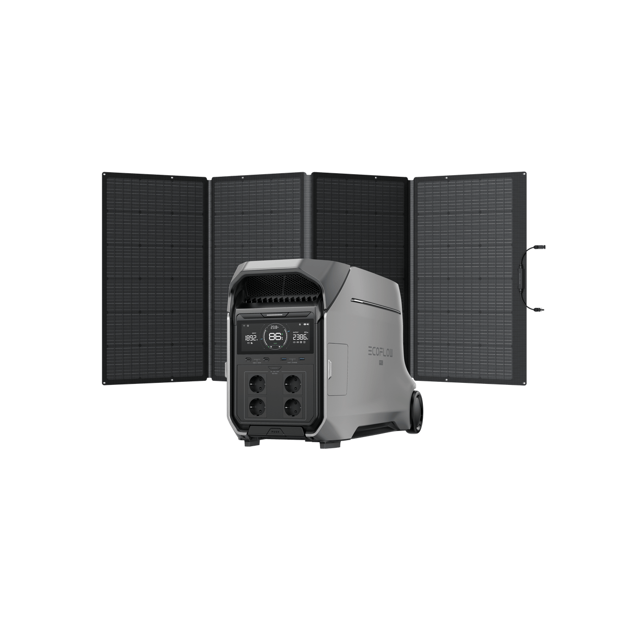 EcoFlow DELTA Pro 3 Tragbare Powerstation (Generalüberholt) DELTA Pro 3 (Mitgliederpreis) + 400 W Tragbares Solarpanel (generalüberholt)(Mitgliederpreis)