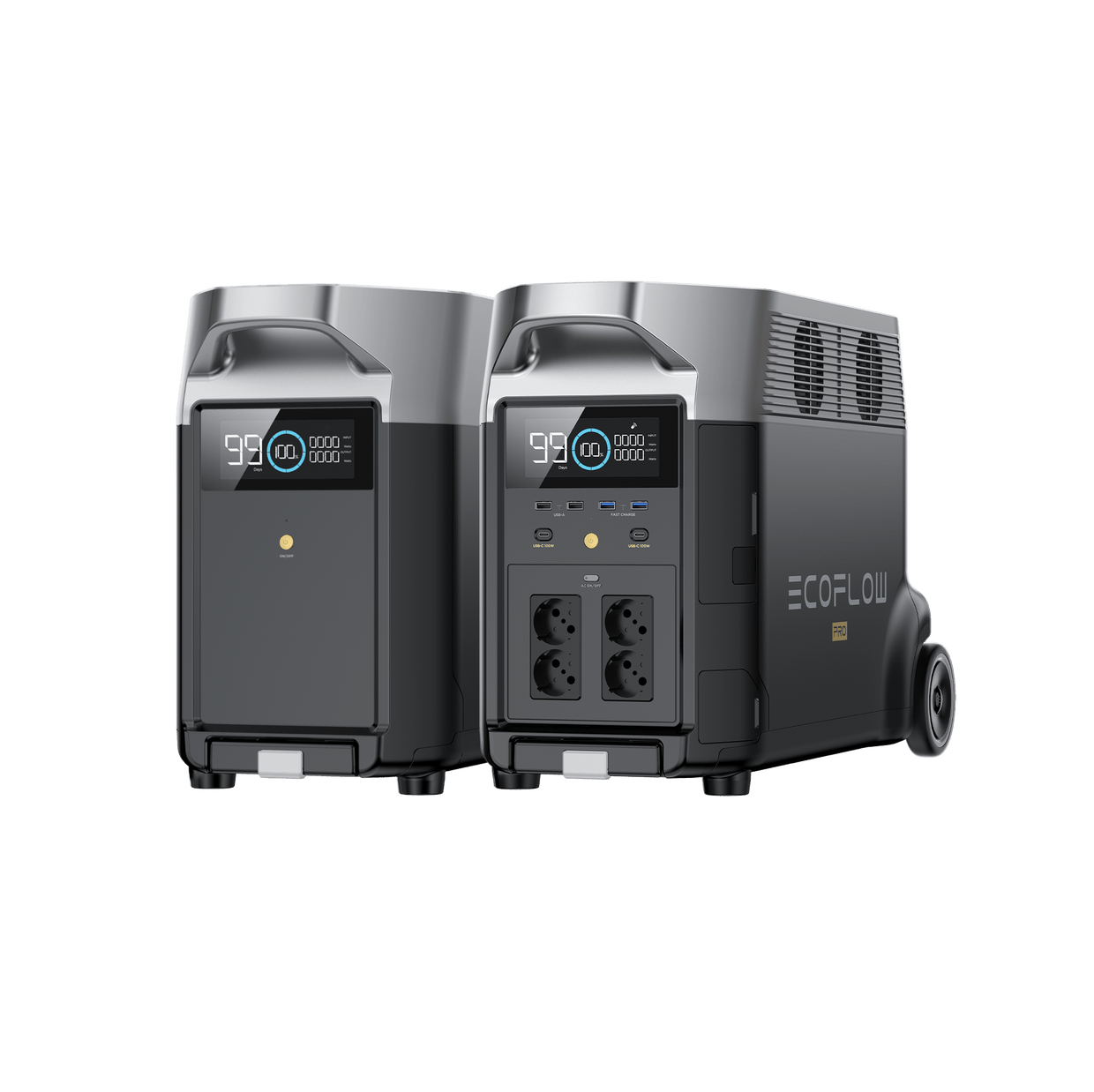 EcoFlow DELTA Pro + DELTA Pro Intelligenter Zusatzbatterie