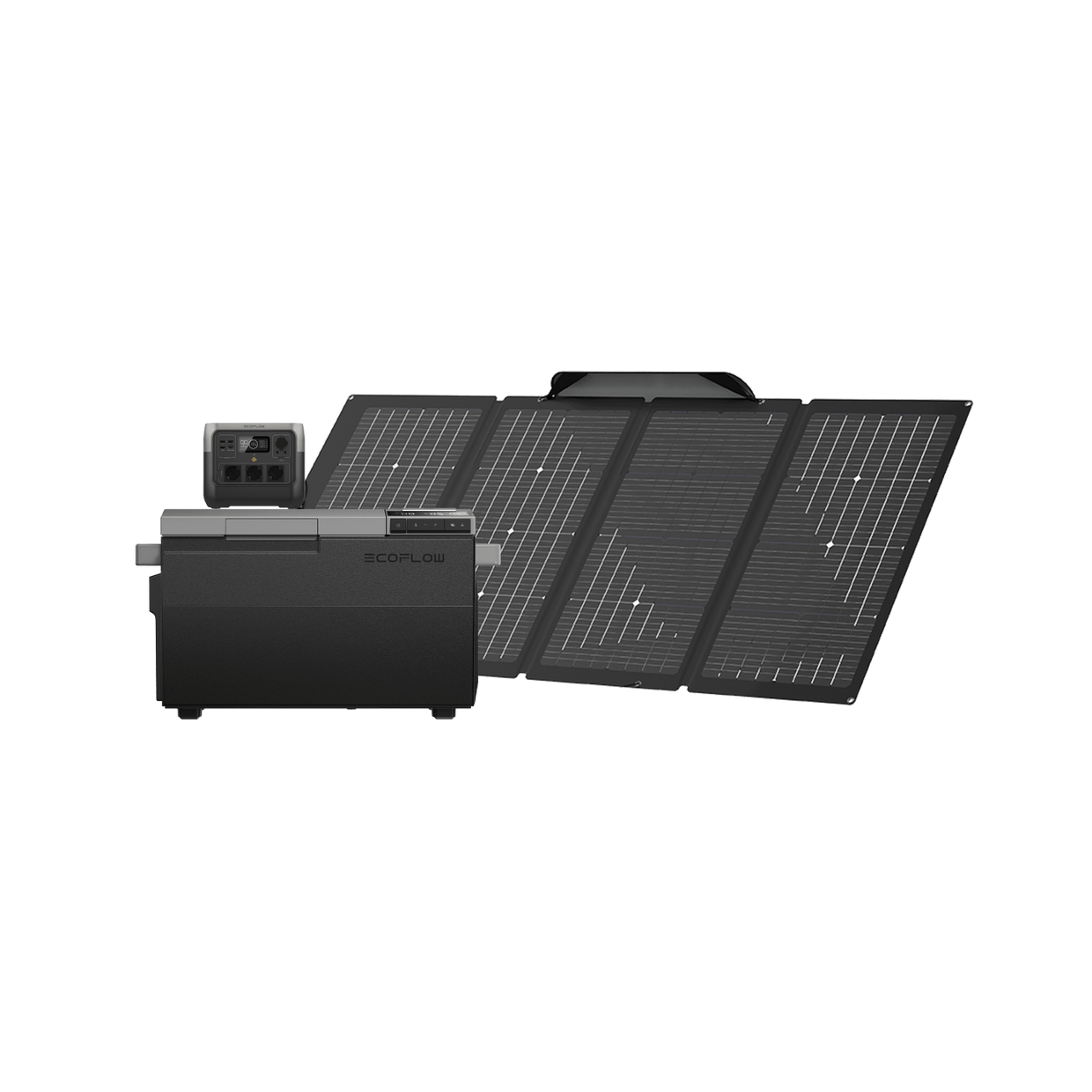 EcoFlow GLACIER + RIVER 2 Pro GLACIER + RIVER 2 Pro + 220W Bifaziales Solarpanel