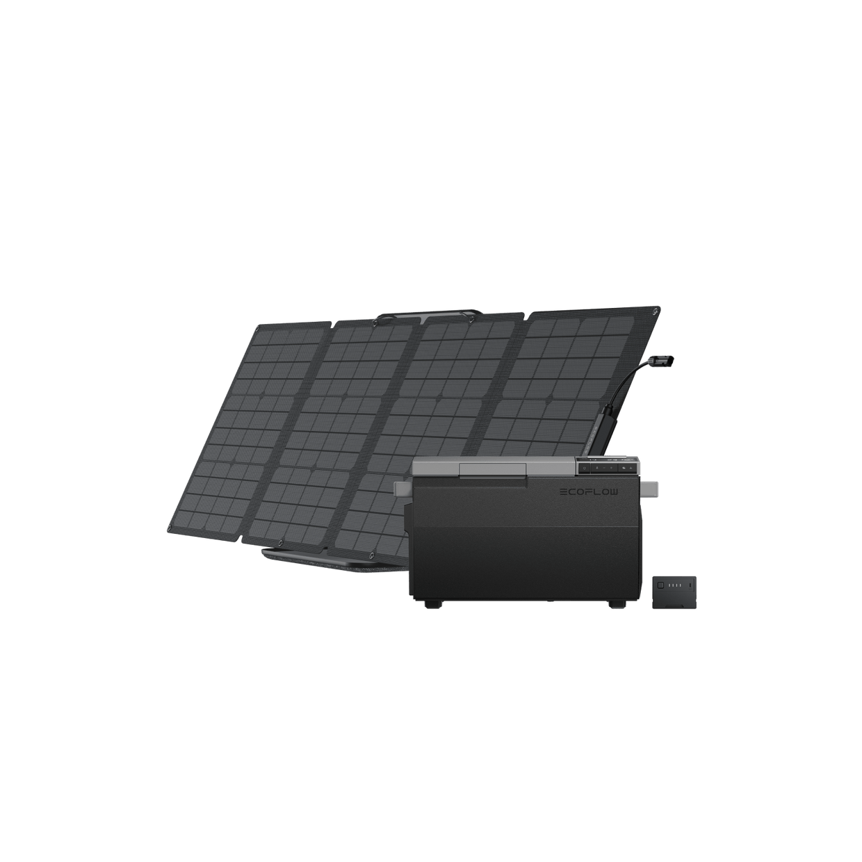 EcoFlow GLACIER Tragbarer Kühlschrank GLACIER + GLACIER Plug-in Batterie + 110W Tragbares Solar-Panel