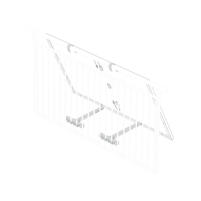EcoFlow Halterung - Gitterbalkon