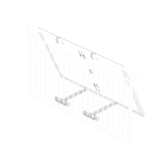 EcoFlow Halterung - Gitterbalkon