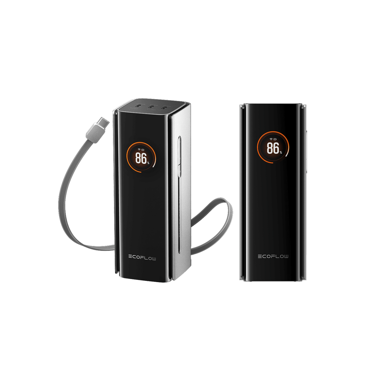 EcoFlow RAPID Pro Powerbank (20 000mAh, 230W, Integriertes 100W Kabel)