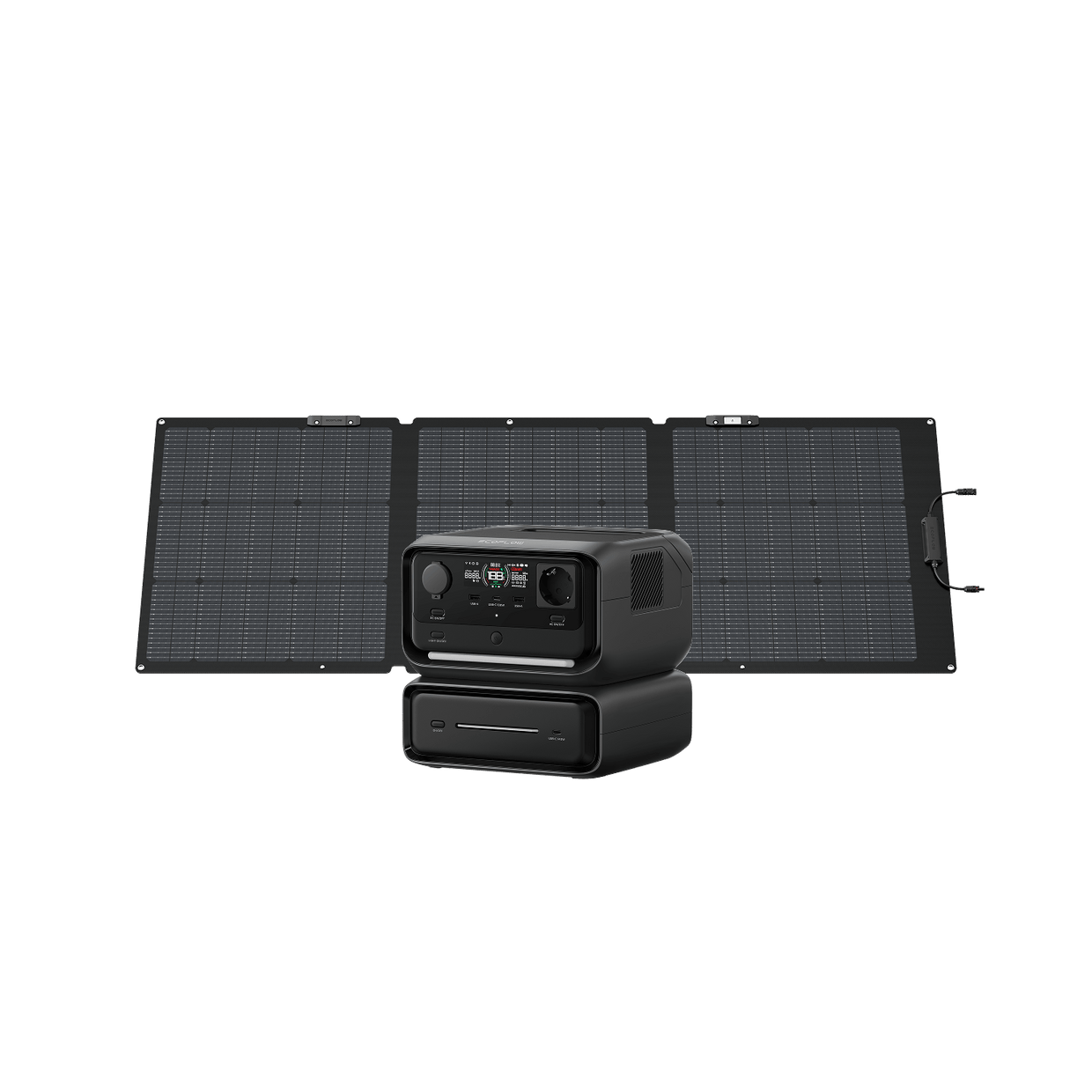 EcoFlow RIVER 3 Plus Solargenerator RIVER 3 Max / 160 W Tragbares Solarpanel