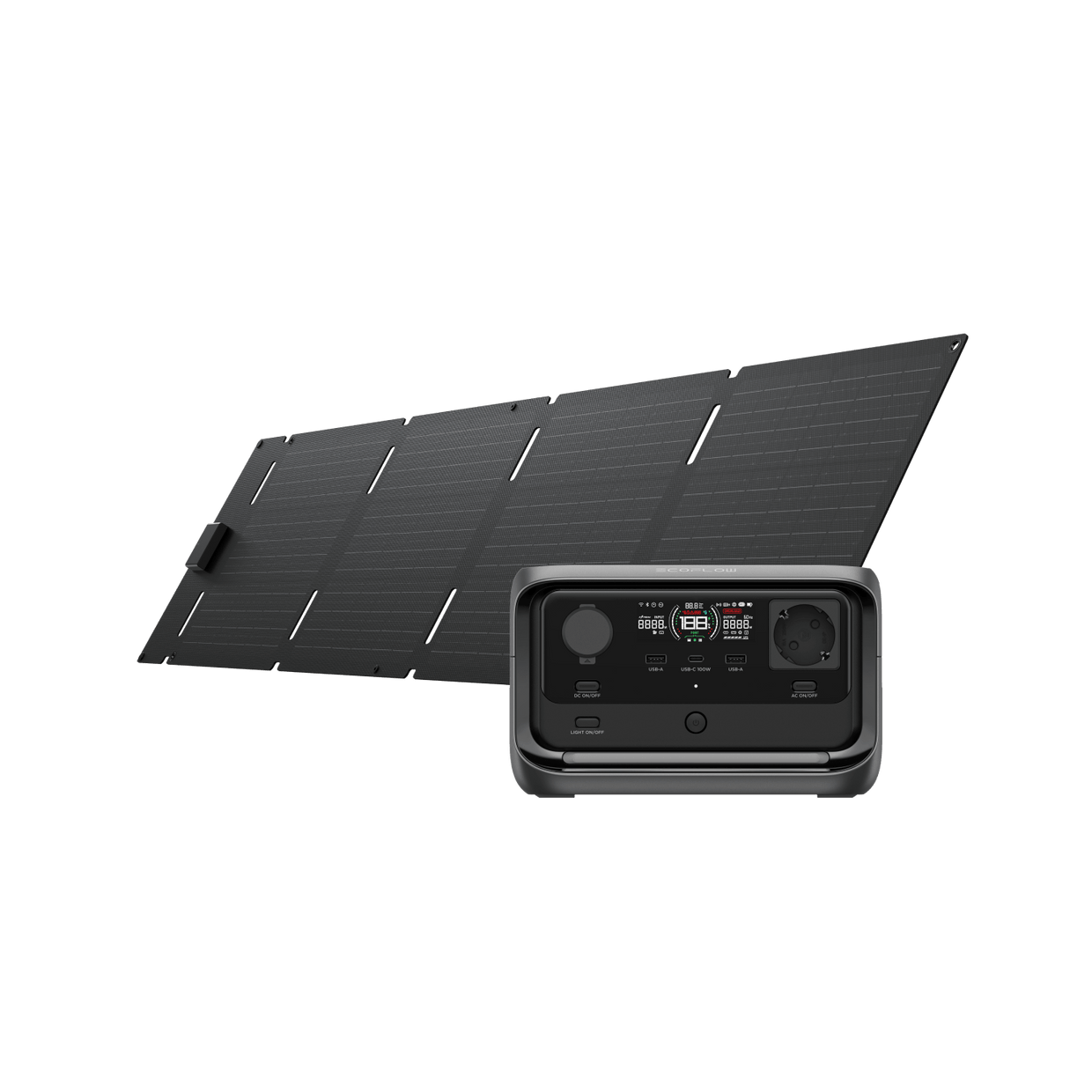EcoFlow RIVER 3 Plus Solargenerator (PV 60 W)