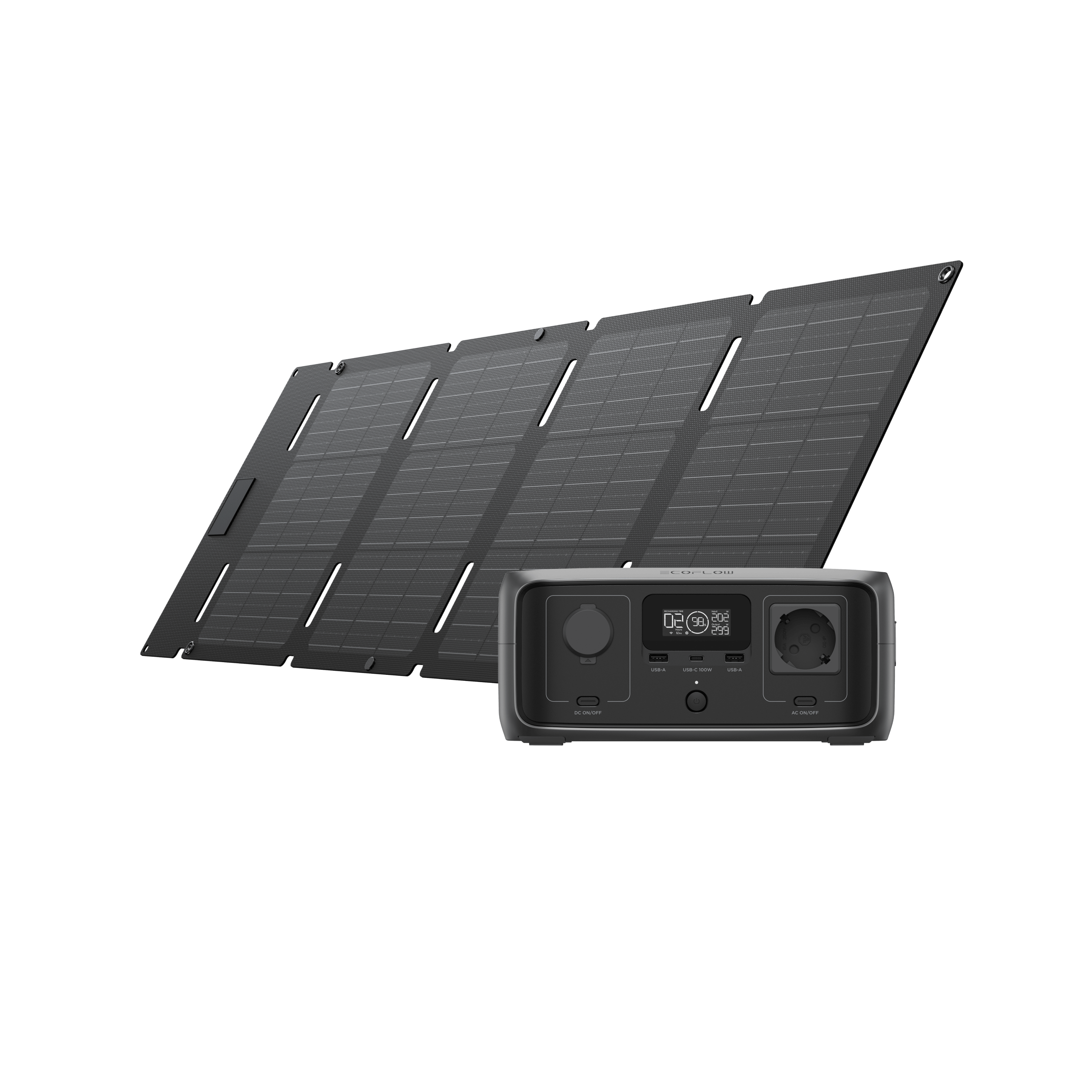 EcoFlow RIVER 3 Solargenerator (PV45W) RIVER 3 + 45W Solarpanel (Typ-C)