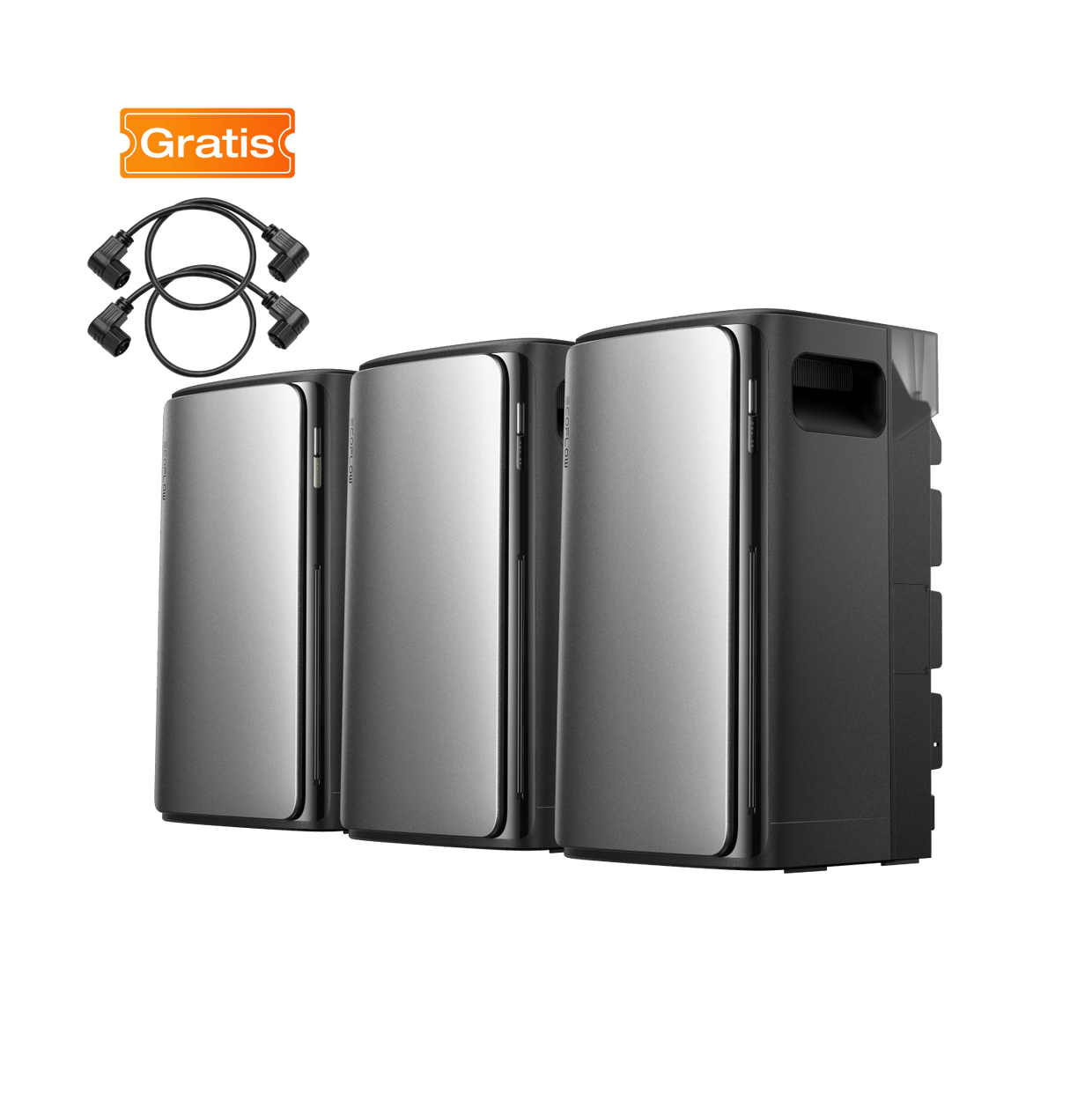 EcoFlow STREAM AC Pro/AC 2 x STREAM AC Pro mit STREAM Parallelkabel (0% MwSt. - nur in Deutschland) / STREAM Ultra (4 MPPT mit 1 × GRATIS STREAM Parallelkabel)