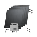 Laden Sie das Bild in Galerie -Viewer, {EcoFlow STREAM Adjustable Facade Kit 90° Wall / (1000Wp) 4 × 250W Rigid Solar Panel + STREAM Microinverter / Bracket: Lightweight
