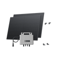 Laden Sie das Bild in Galerie -Viewer, {EcoFlow STREAM Adjustable Facade Kit 90° Wall / (800Wp) 2 × 400W Rigid Solar Panel + STREAM Microinverter / Bracket: Facade

