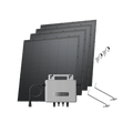 Laden Sie das Bild in Galerie -Viewer, {EcoFlow STREAM Balcony Kit Lattice Balcony / (1000Wp) 4 × 250W Rigid Solar Panel + STREAM Microinverter / Bracket: Lightweight
