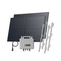 Laden Sie das Bild in Galerie -Viewer, {EcoFlow STREAM Balcony Solar System STREAM Microinverter + 2 x 520 W Rigid Solar Panel / Bracket: Pitched Roof
