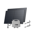 Laden Sie das Bild in Galerie -Viewer, {EcoFlow STREAM Garden/Ground Kit (1040Wp) 2 × 520W Rigid Solar Panel + STREAM Microinverter / Bracket: Flat Round
