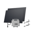 Laden Sie das Bild in Galerie -Viewer, {EcoFlow STREAM Garden/Ground Kit (900Wp) 2 × 450W Rigid Solar Panel + STREAM Microinverter / Bracket: Flat Round
