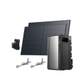 Laden Sie das Bild in Galerie -Viewer, {EcoFlow STREAM Ultra/Pro STREAM Pro / 2 × 520 W Starres Solarpanel + Smart Meter + 2 × Halterung - Flachdach\Flachboden
