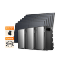 Laden Sie das Bild in Galerie -Viewer, {EcoFlow STREAM Ultra/ STREAM Pro Balkonkraftwerk mit Speicher (10 MPPT | 5 760 Wh Kapazität | 2 700 Wp) STREAM Ultra + 2 x STREAM Pro (Gratis 2 × Parallelkabel)  + 6 x 450 W Starres Solarpanel (0 % MwSt. – nur in Deutschland)
