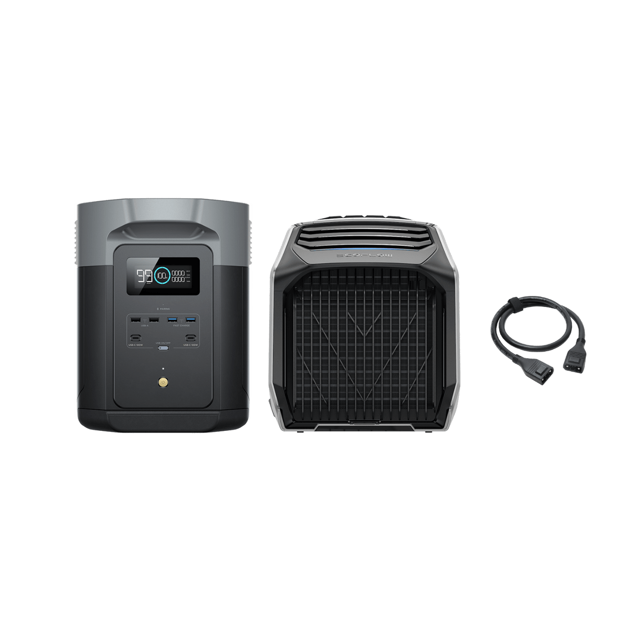 EcoFlow WAVE 2 Tragbare Klimaanlage WAVE 2 + DELTA 2 Max
